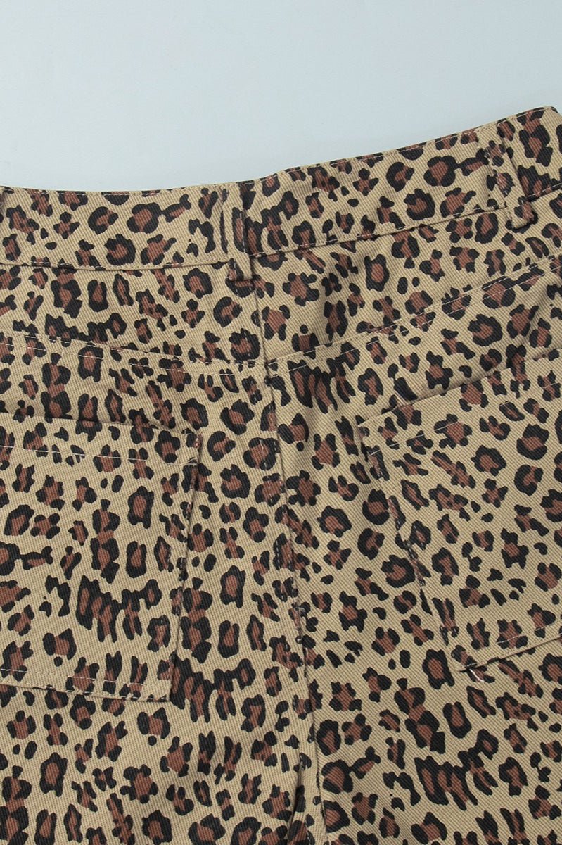 Nicole Shorts mit Leopardenmuster