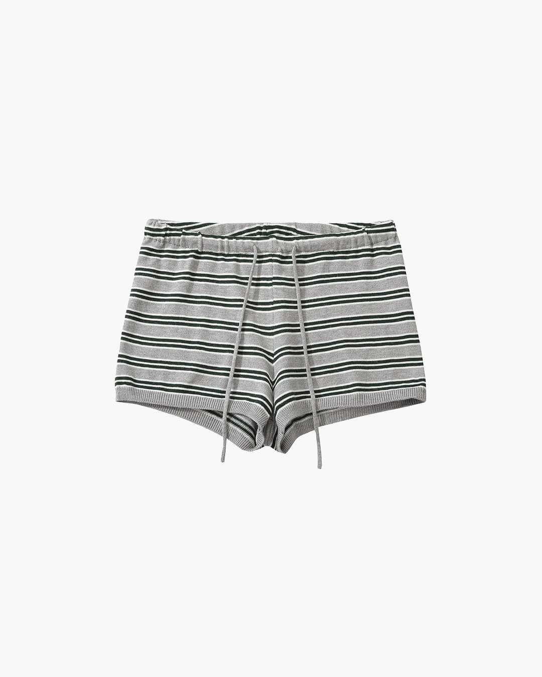 Nicole Gestreiftes Strickjacken-Shorts-Set