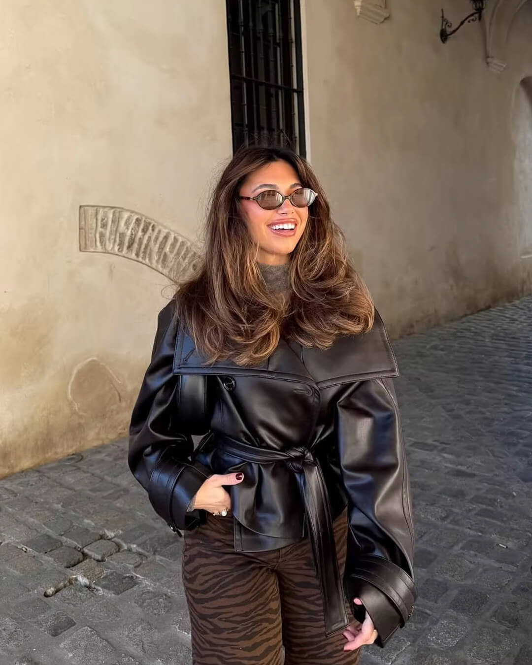 Lederjacke Nina
