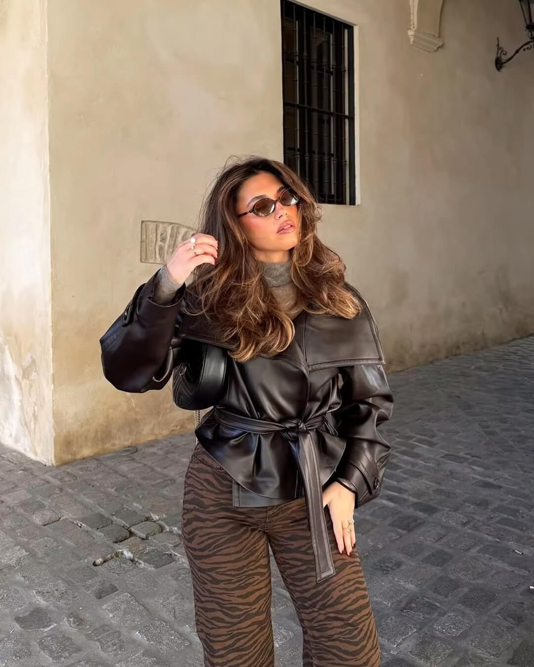 Lederjacke Nina