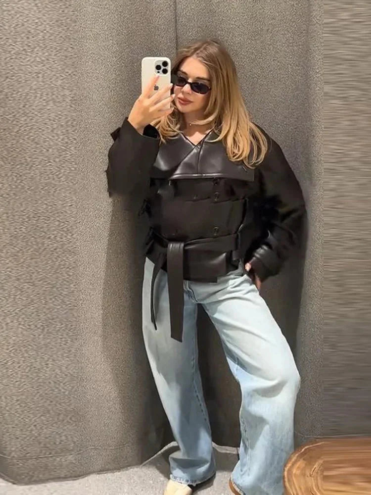 Lederjacke Nina