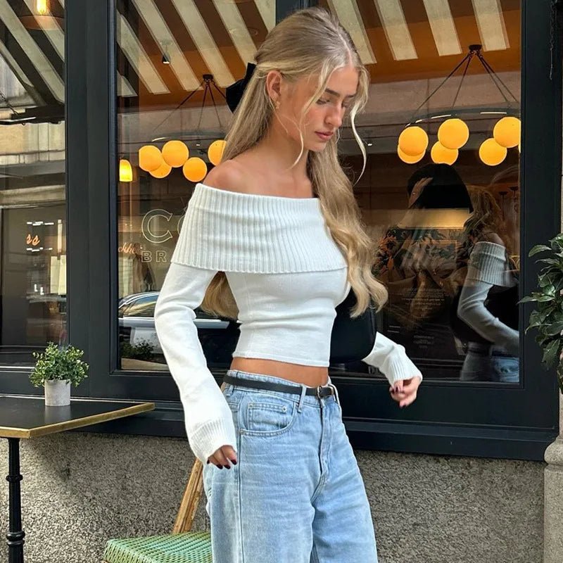 Off-Shoulder-Pullover Nora