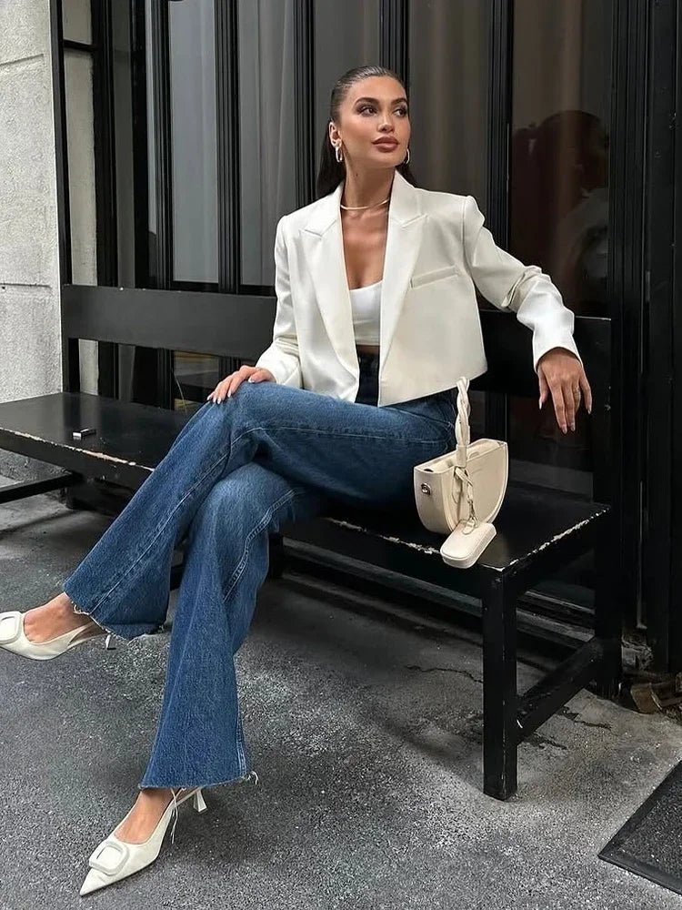 Olga Kurze, wattierte Anzugjacke