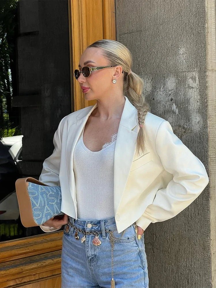 Olga Kurze, wattierte Anzugjacke
