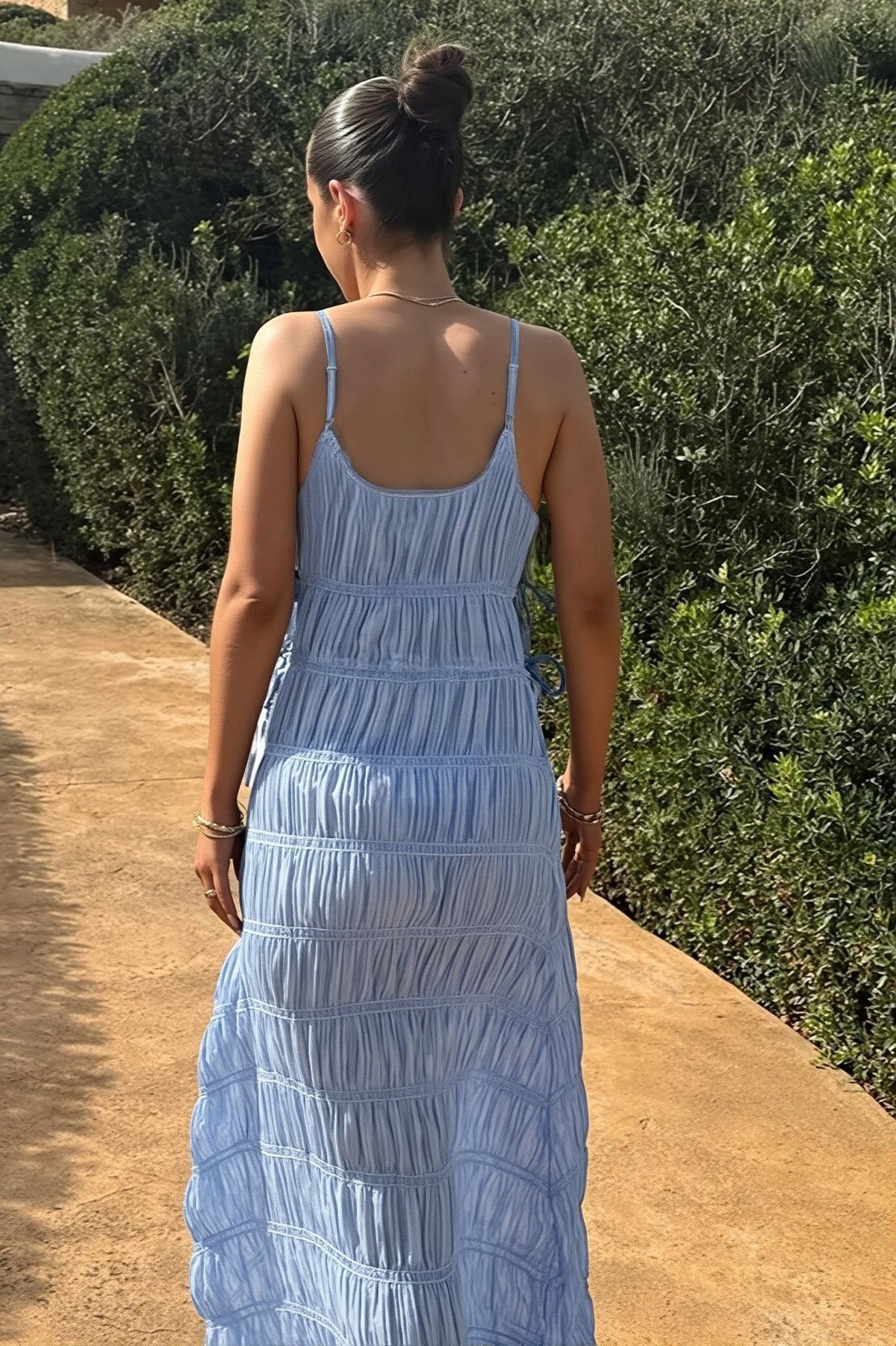Olivia Gestricktes Rippstrick-Maxikleid