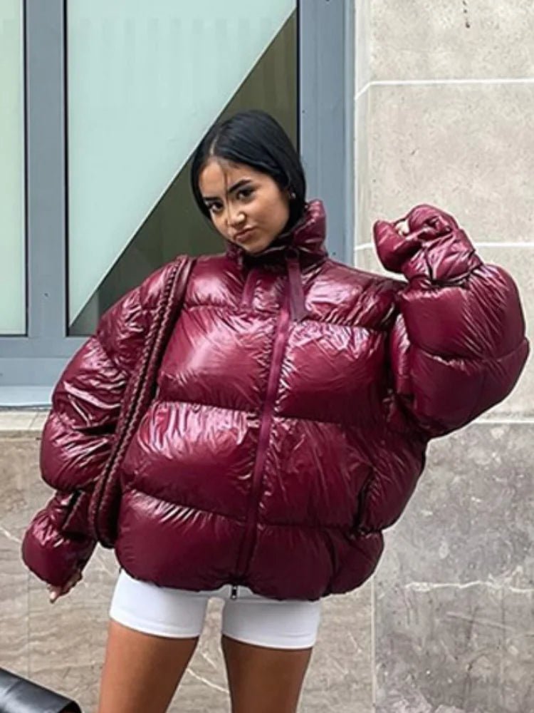Olivia Glänzende Steppjacke