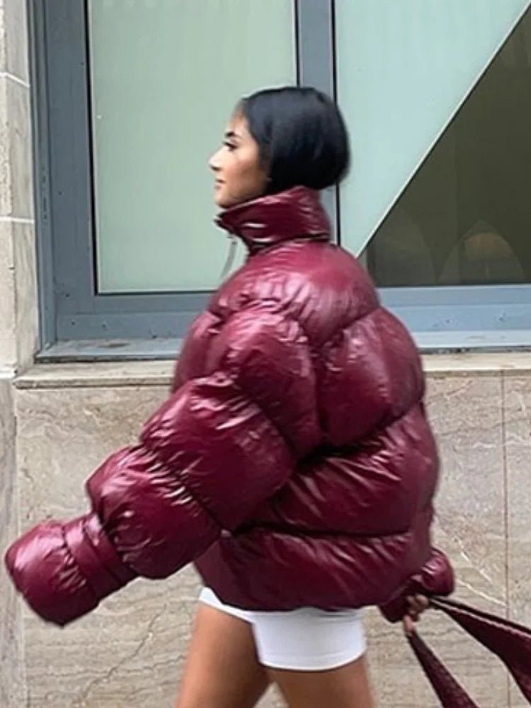 Olivia Glänzende Steppjacke
