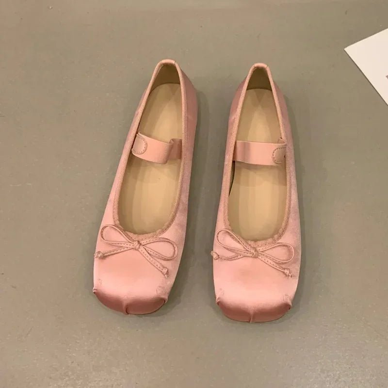 Pamela Satin-Ballerinas mit Schleife