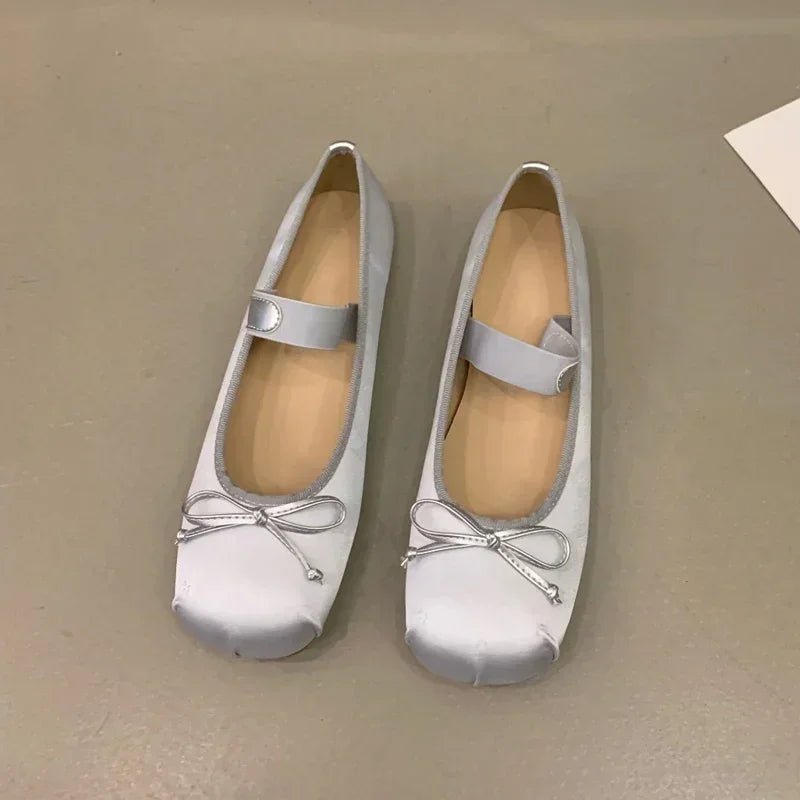 Pamela Satin-Ballerinas mit Schleife