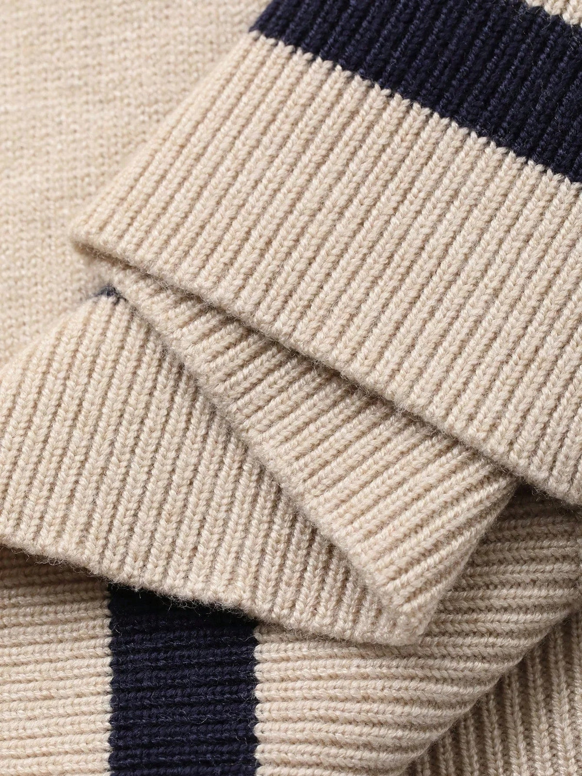 Gestricktes Poloshirt Paris mit Color-Blocking