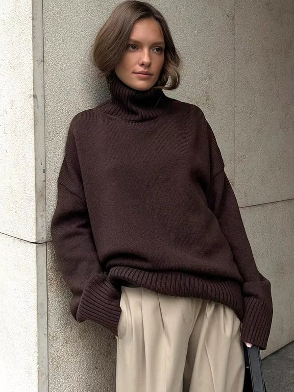 Phoebe Oversize-Rollkragenpullover