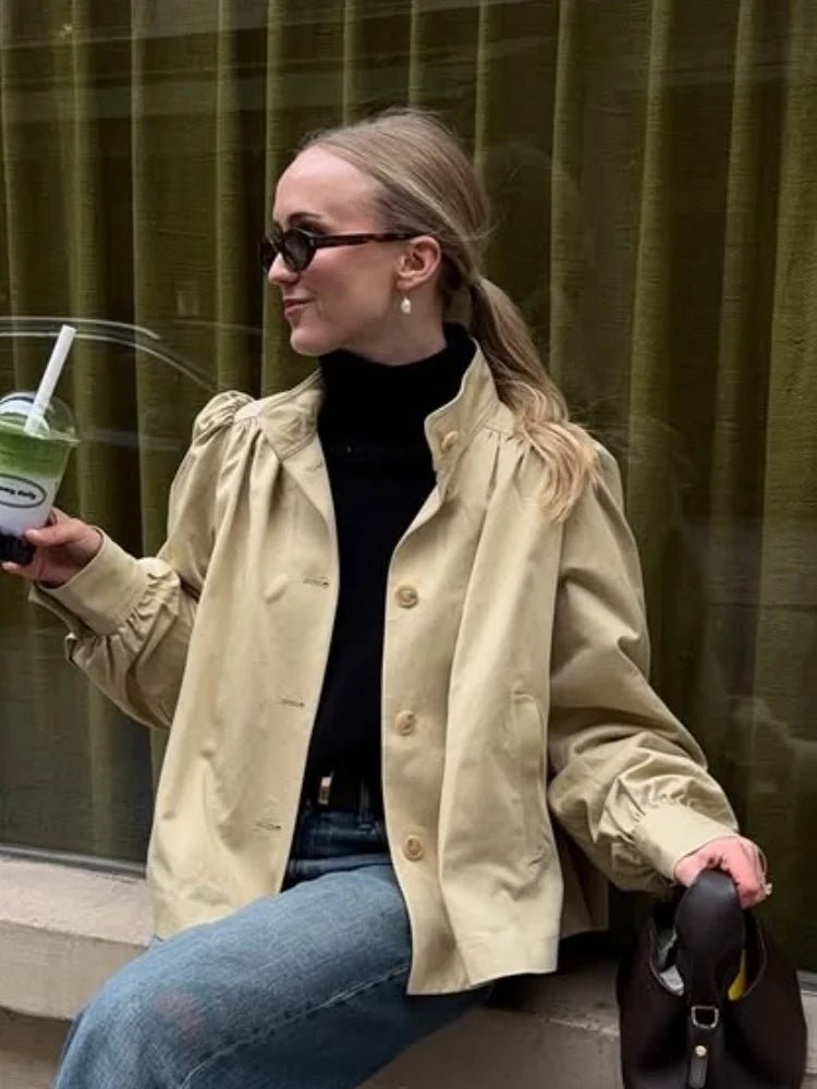 Pia Jacke mit Puffärmeln