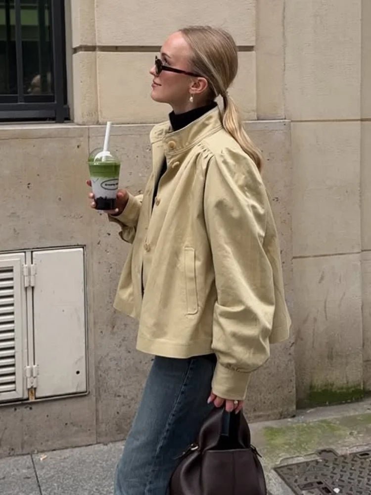 Pia Jacke mit Puffärmeln