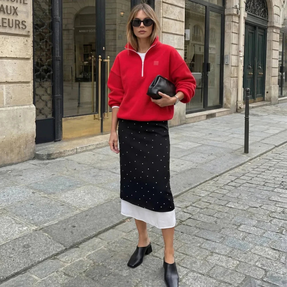 Rock mit Polka-Dots