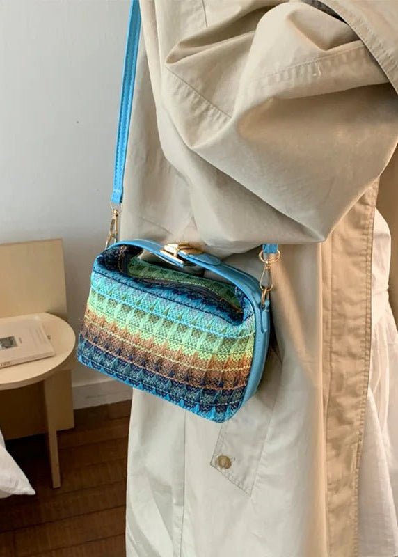 Geflochtene Raffia-Umhängetasche Raphaela