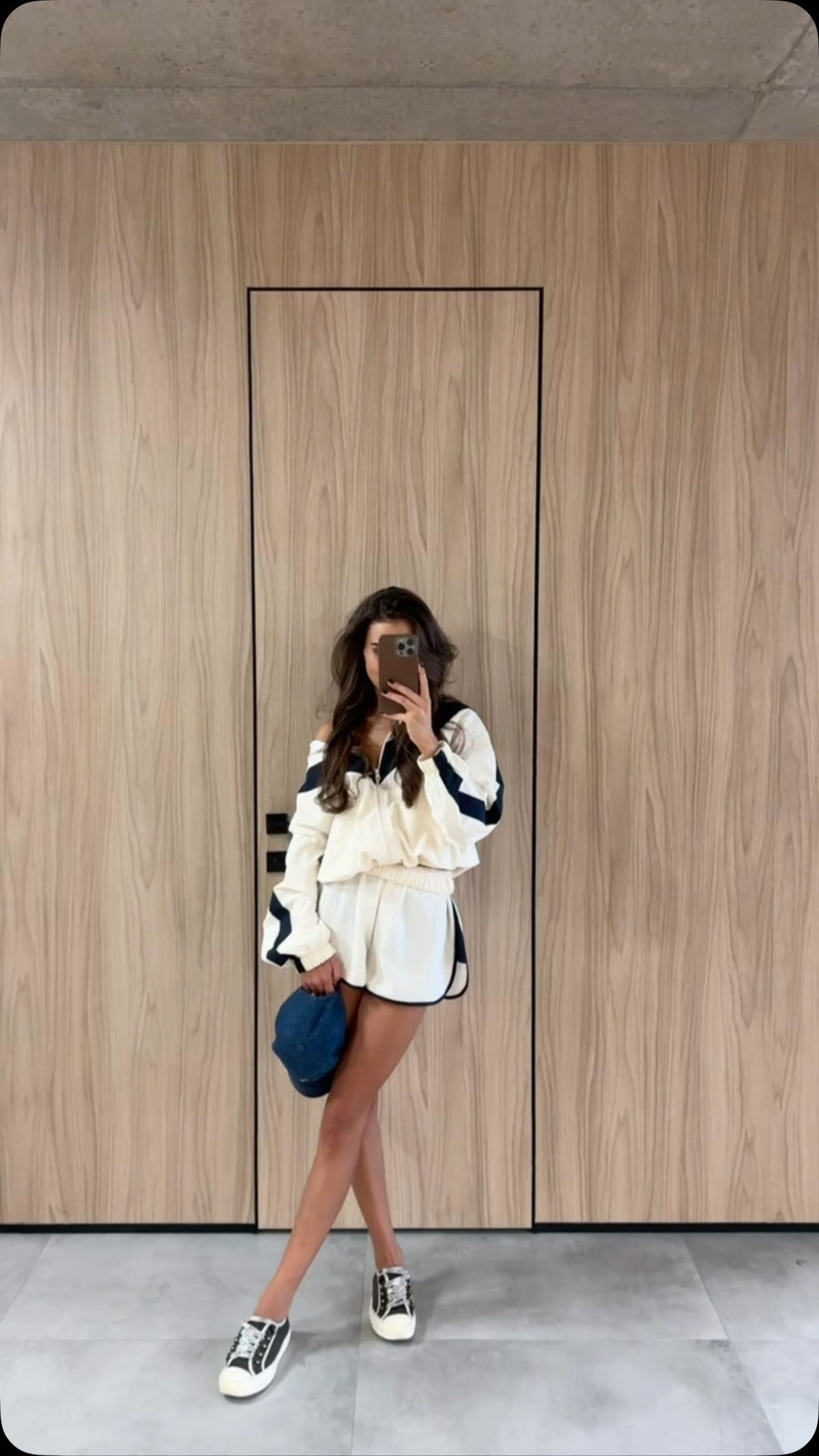 Windbreaker-Jacke Remi mit Chevron-Muster