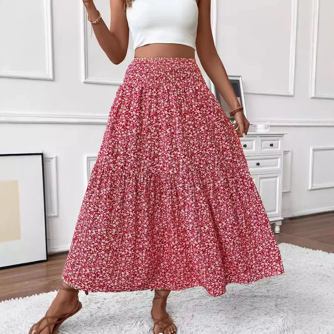 Rivka Boho-Maxirock mit Blumenmuster