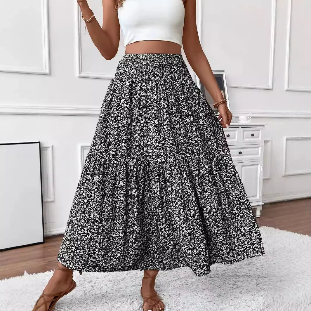 Rivka Boho-Maxirock mit Blumenmuster