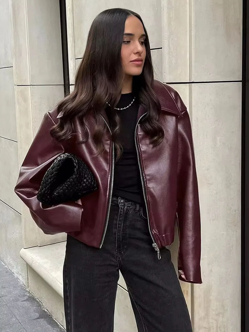 Romy-Lederjacke