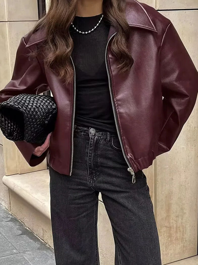 Romy-Lederjacke