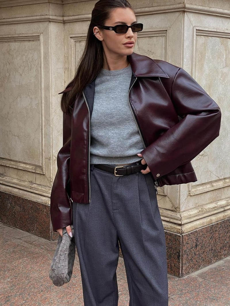 Romy-Lederjacke