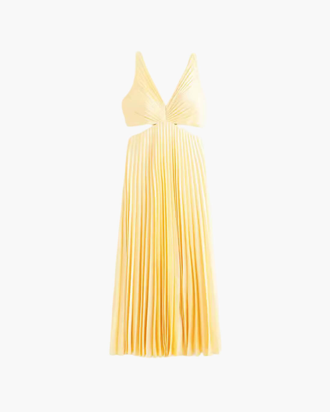 Rona ärmelloses Maxikleid mit V-Ausschnitt und Cut-outs