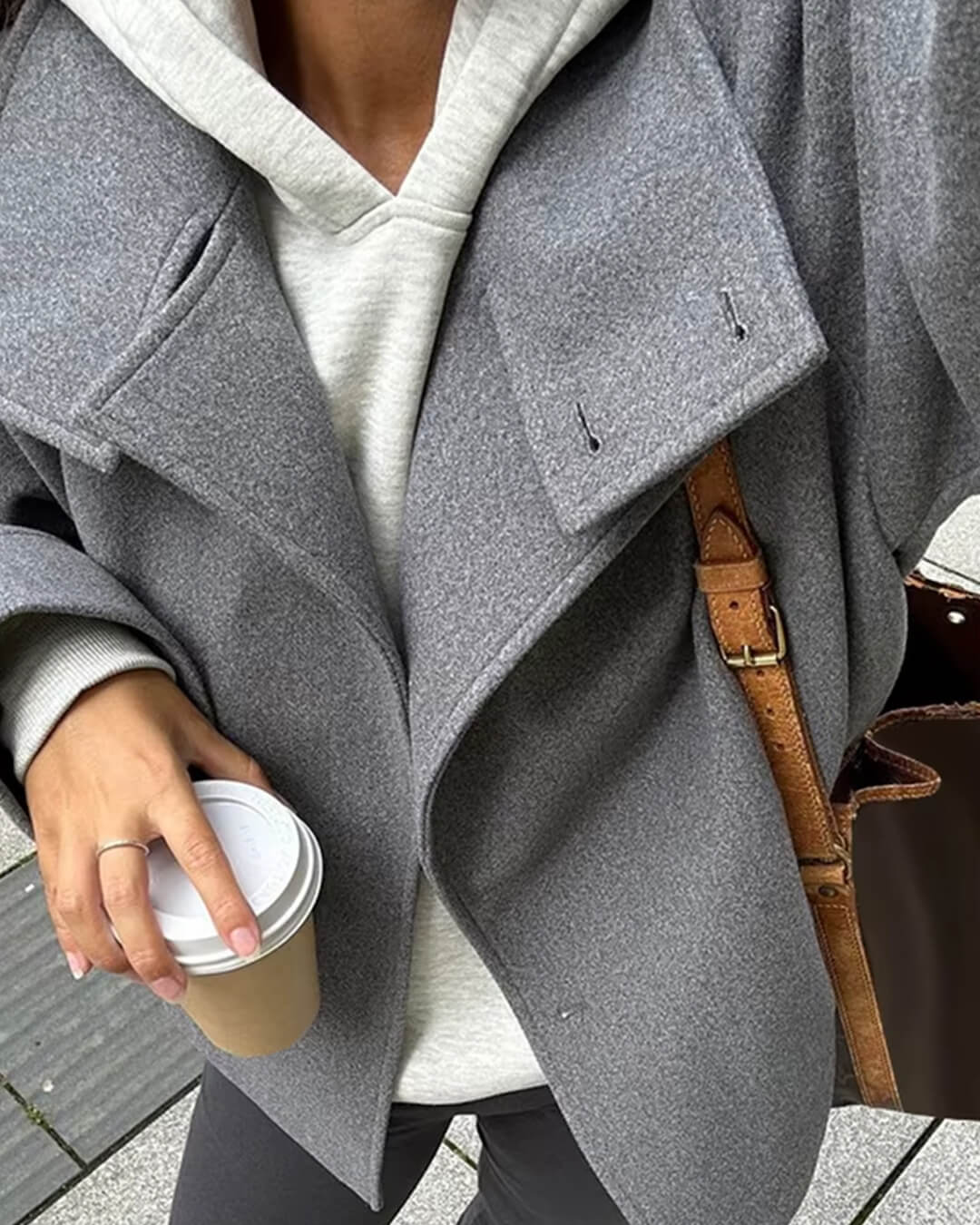 Rosalia Elegante Jacke mit Stehkragen