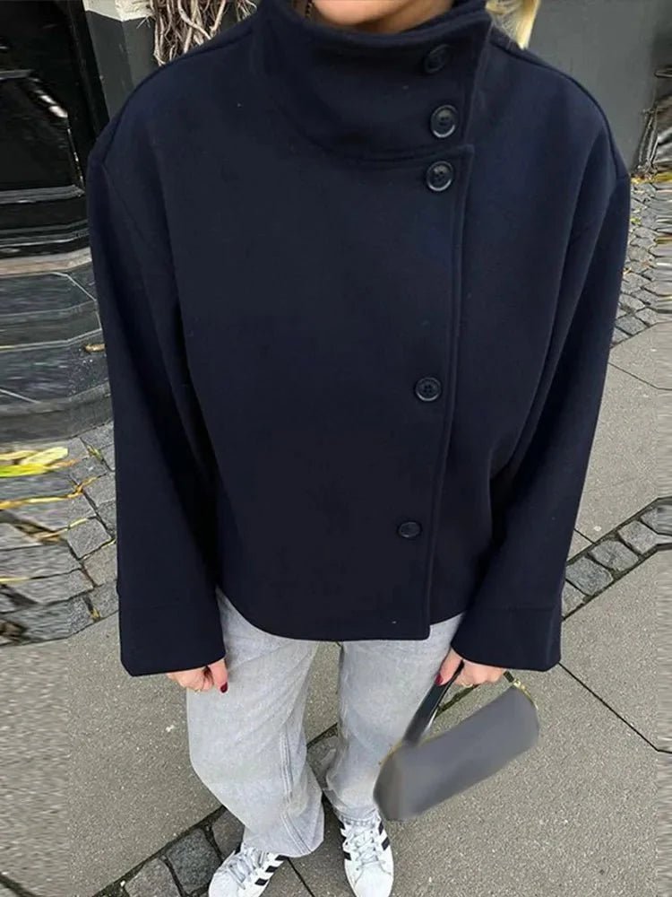 Rosalia Elegante Jacke mit Stehkragen