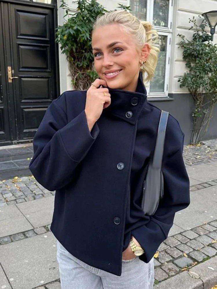 Rosalia Elegante Jacke mit Stehkragen