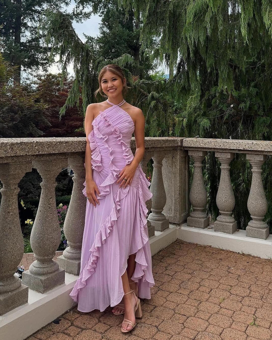 Ruffa Tüllkleid mit Volants