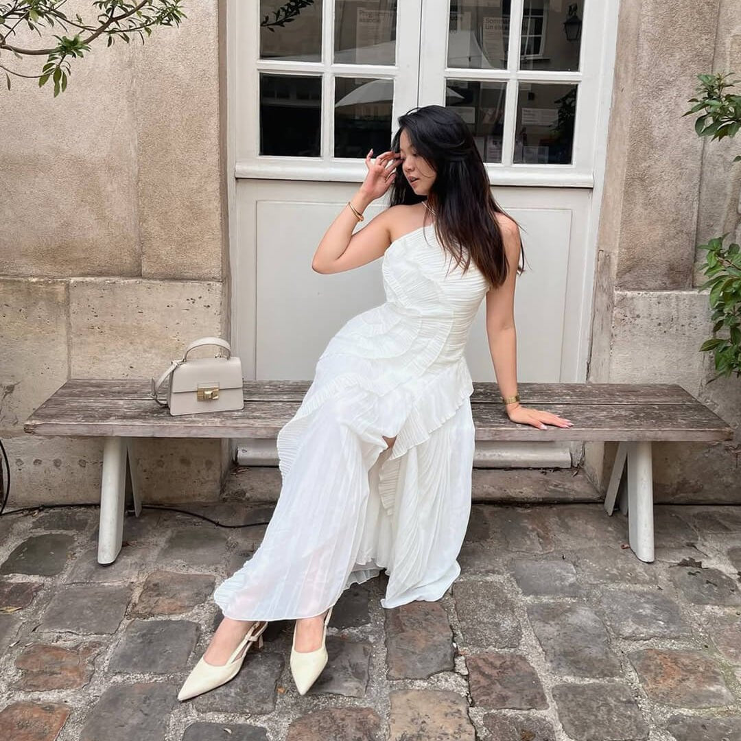 Ruffa Tüllkleid mit Volants