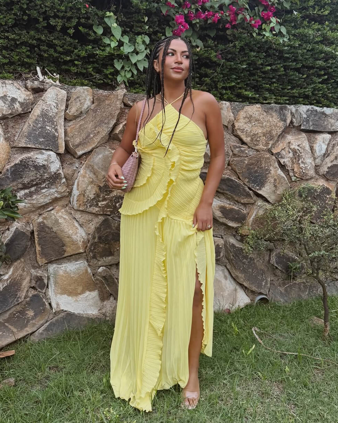 Ruffa Tüllkleid mit Volants