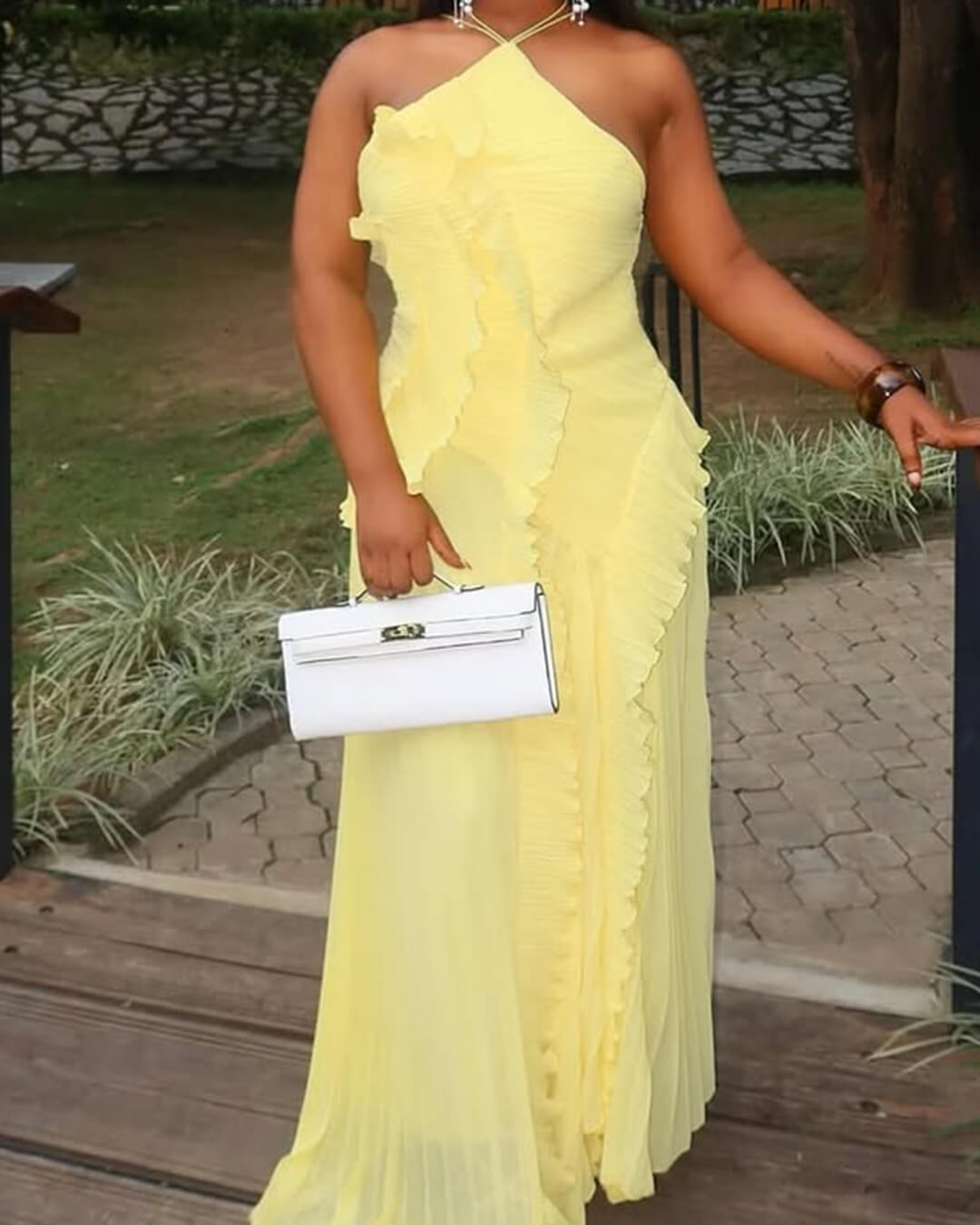 Ruffa Tüllkleid mit Volants