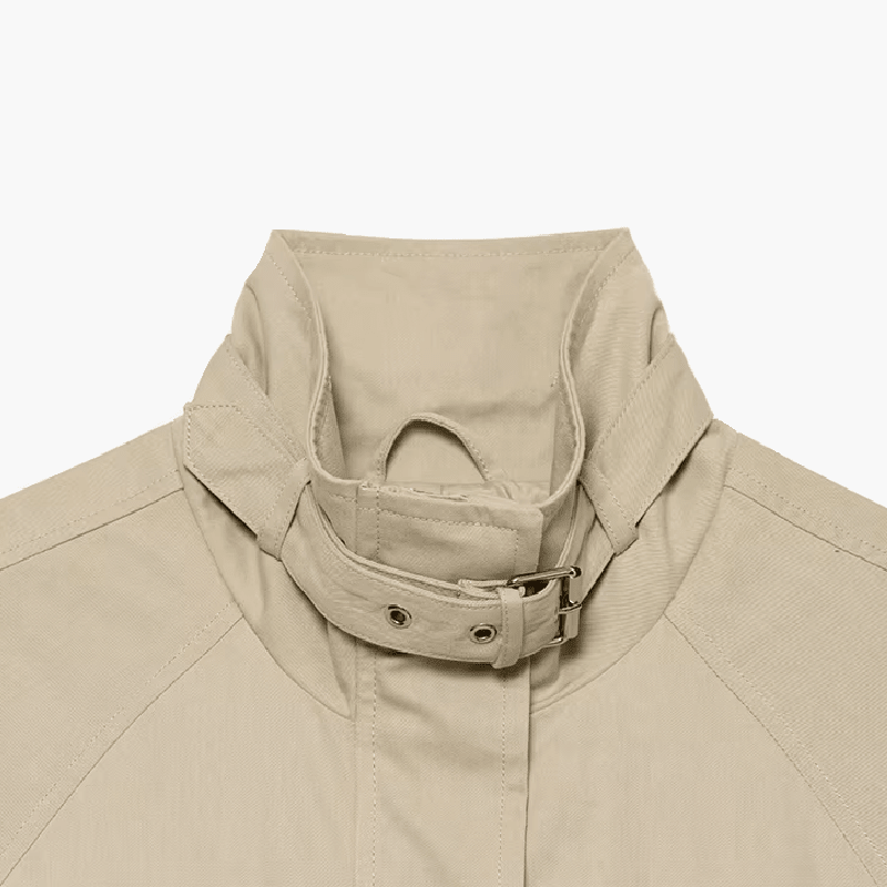 Runa Lässige Jacke mit Stehkragen