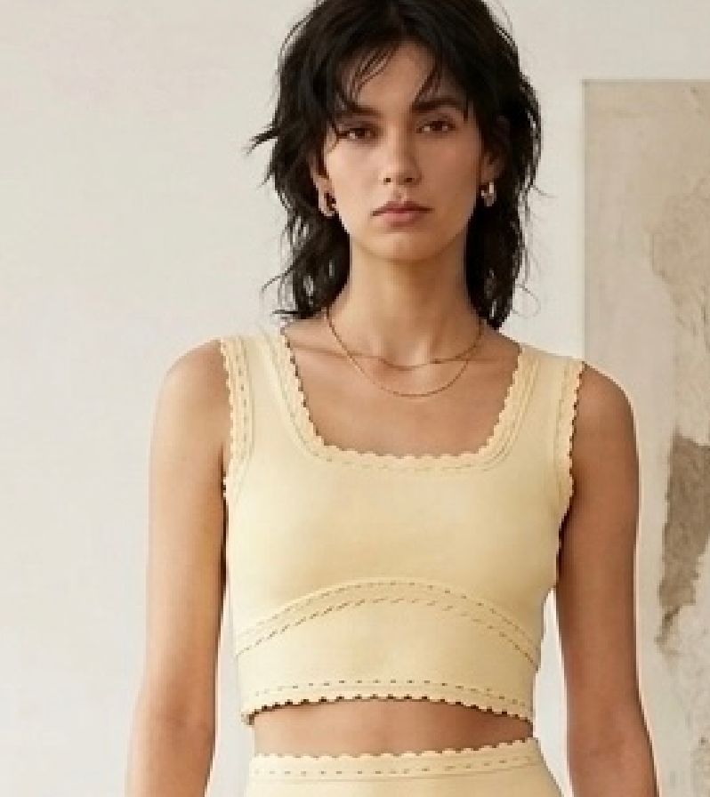 Ruth Ribbed Knit Skirt Set