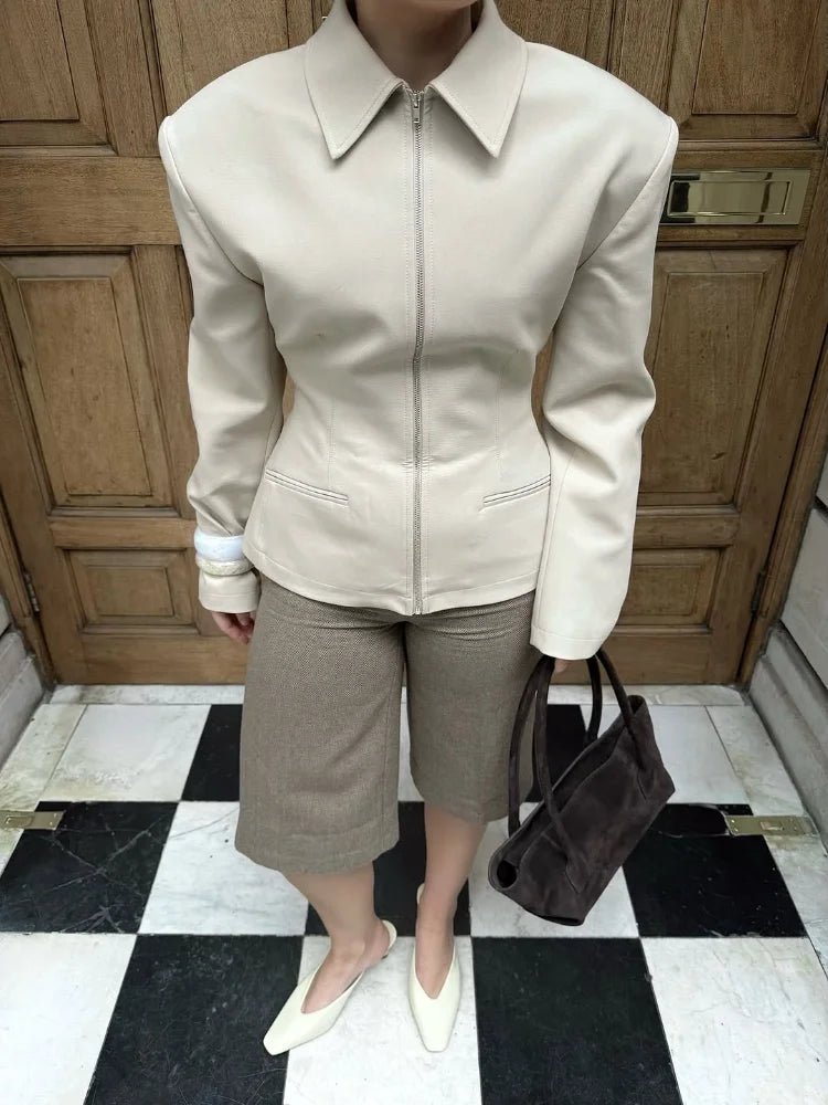 Sabine Taillierte Jacke mit Reißverschluss