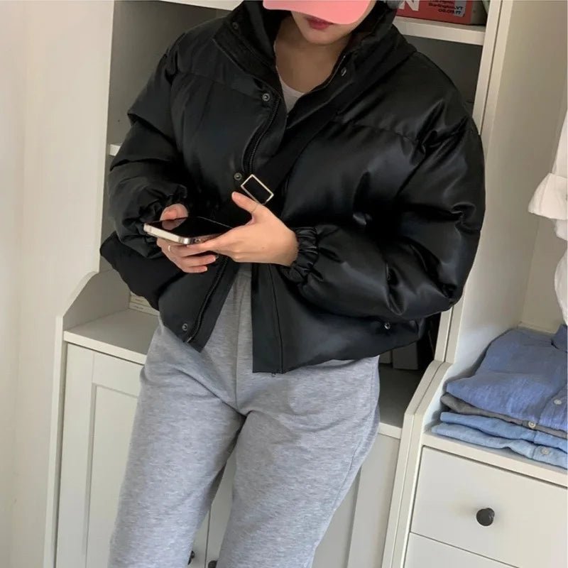Samantha Steppjacke aus Kunstleder