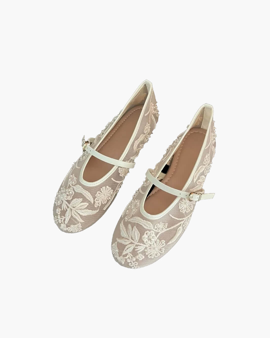 Sarah Ballerinas aus Perlen-Mesh