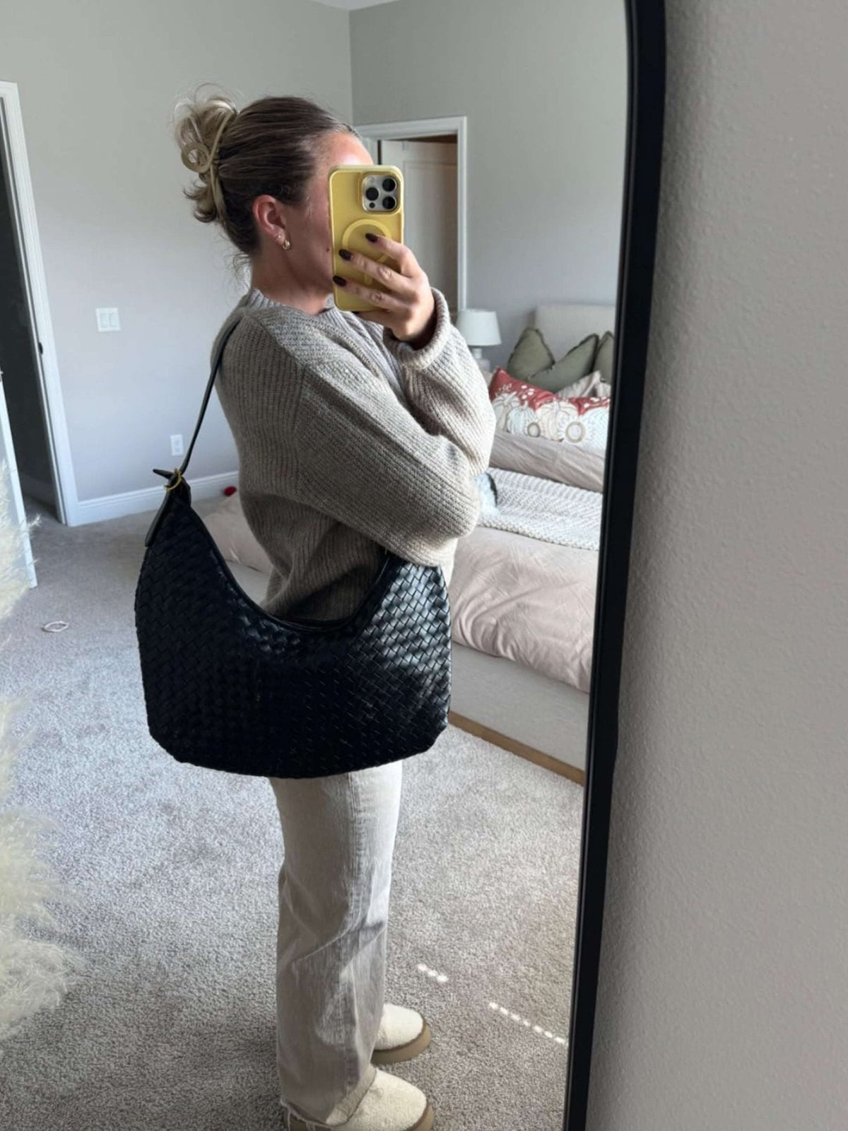 Scarlett Geflochtene Tote-Bag