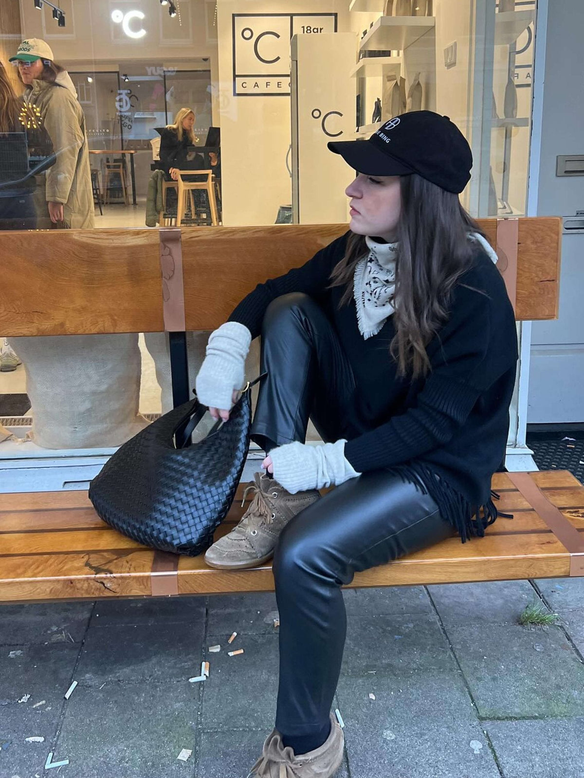 Scarlett Geflochtene Tote-Bag