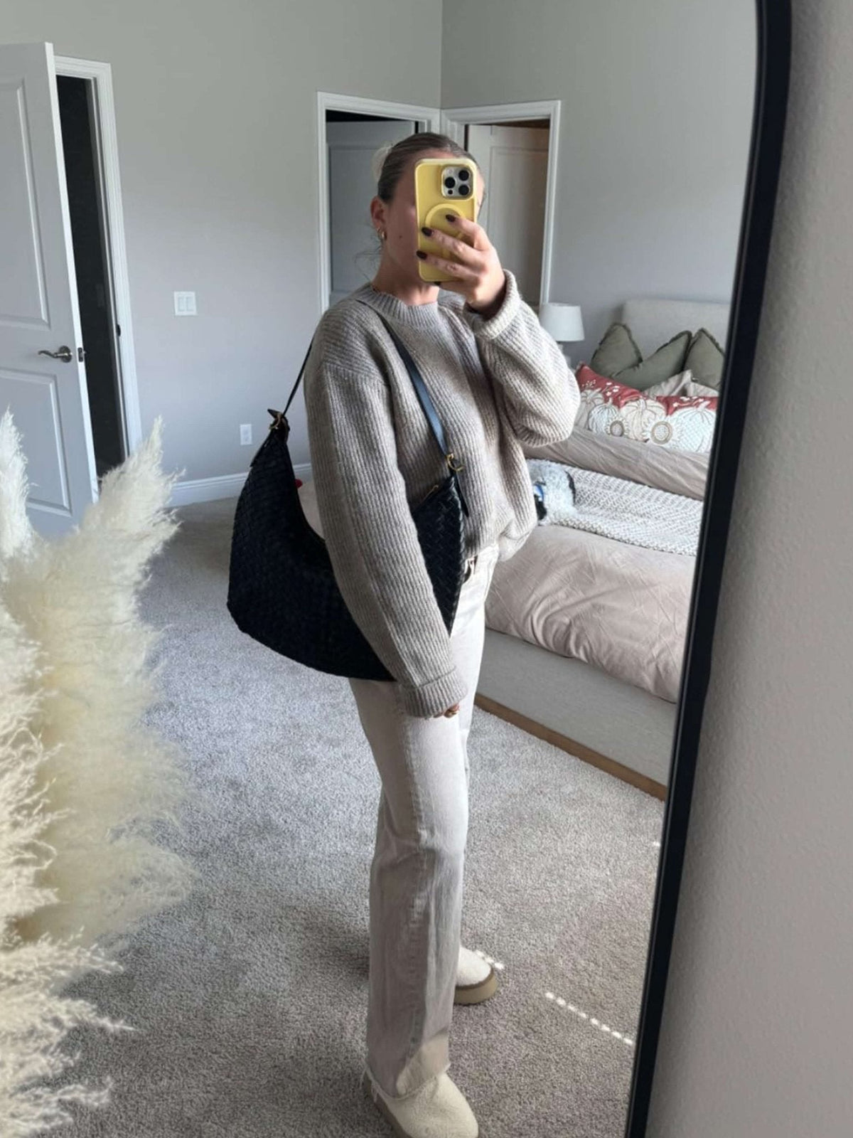 Scarlett Geflochtene Tote-Bag