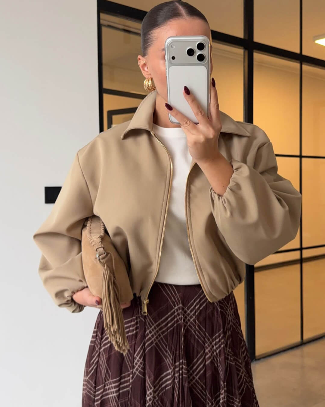 Seraphina Bomberjacke mit Puffärmeln