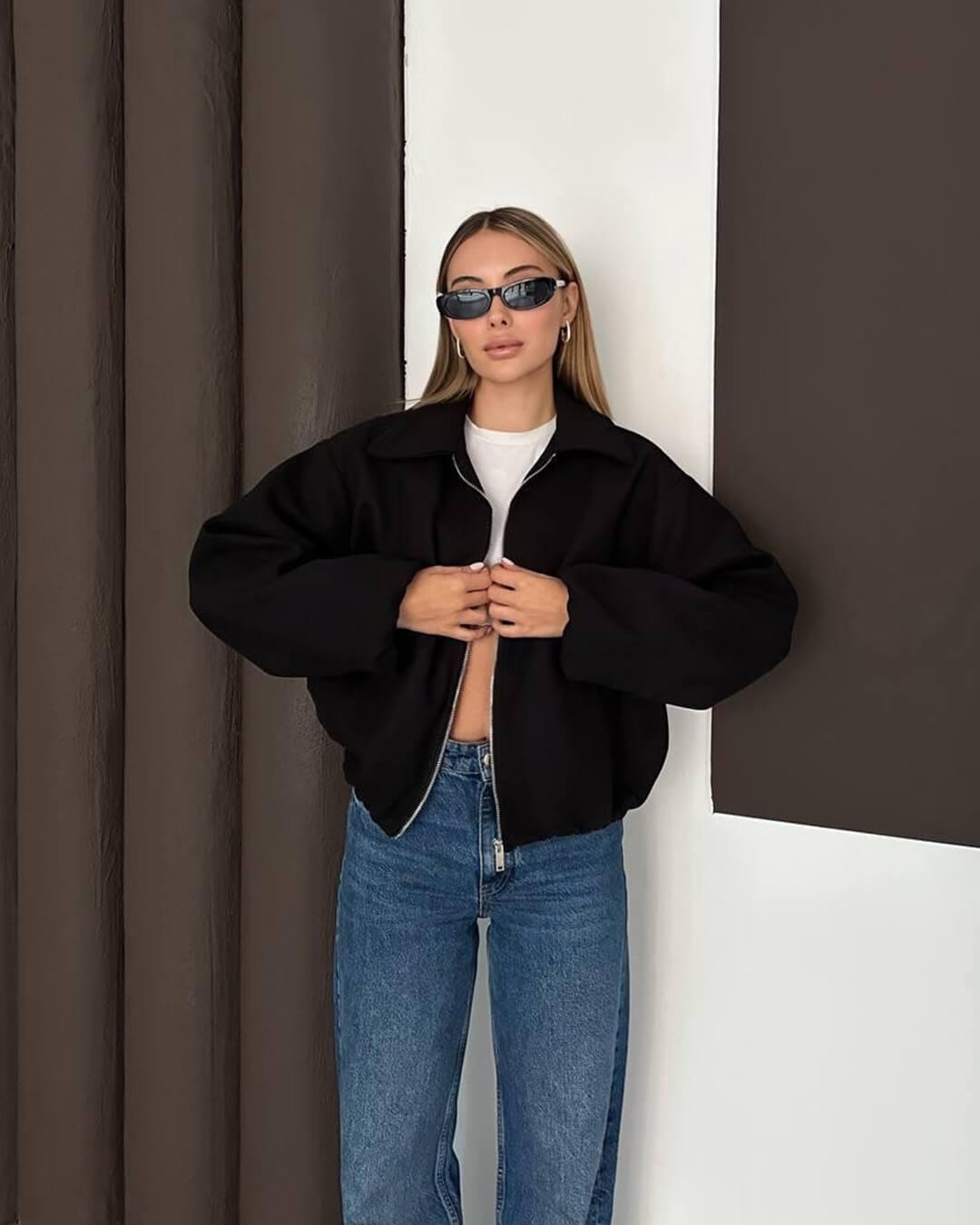 Seraphina Bomberjacke mit Puffärmeln