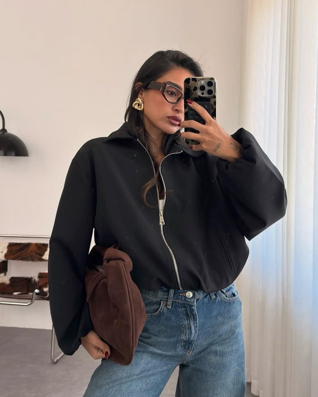 Seraphina Bomberjacke mit Puffärmeln