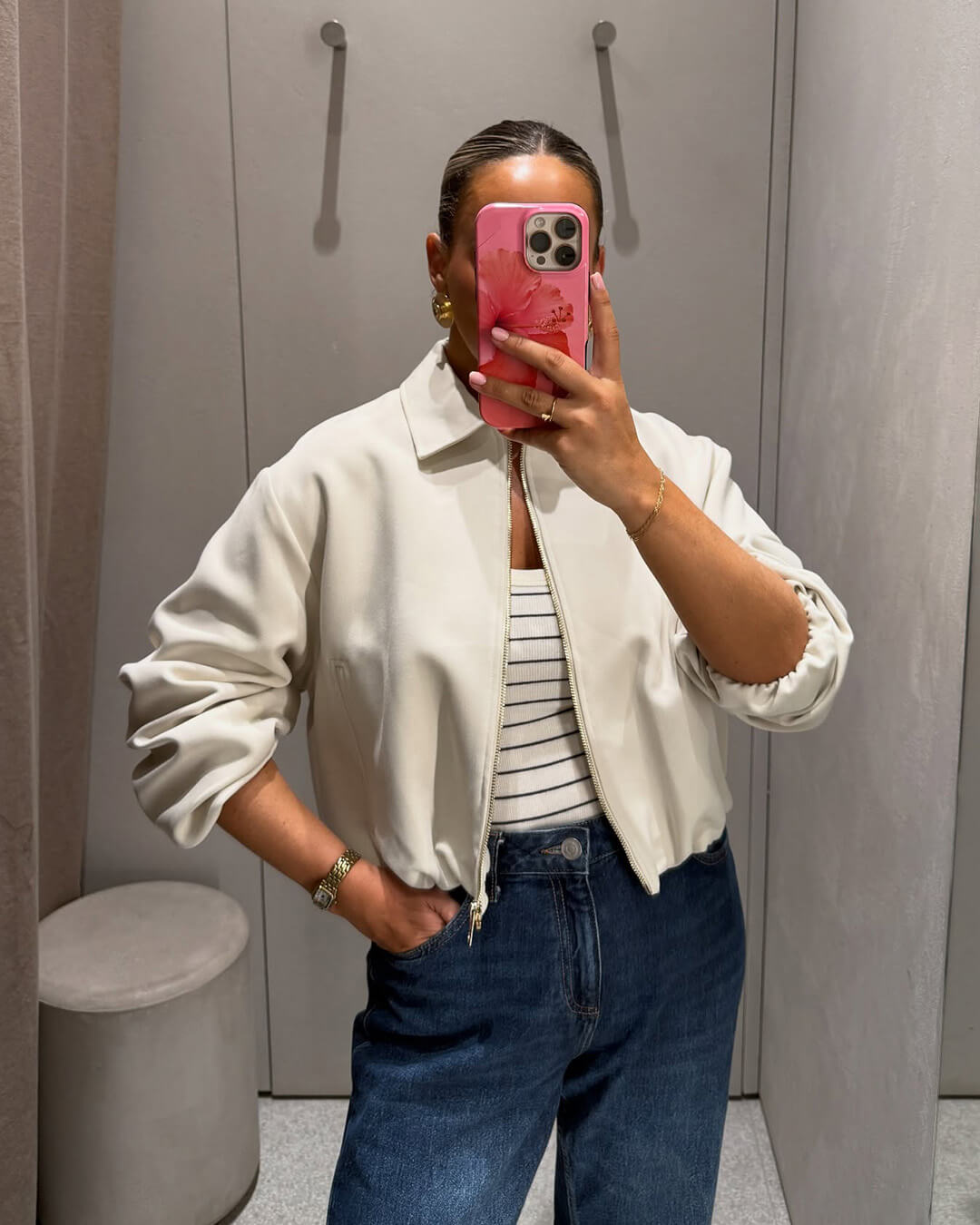 Seraphina Bomberjacke mit Puffärmeln