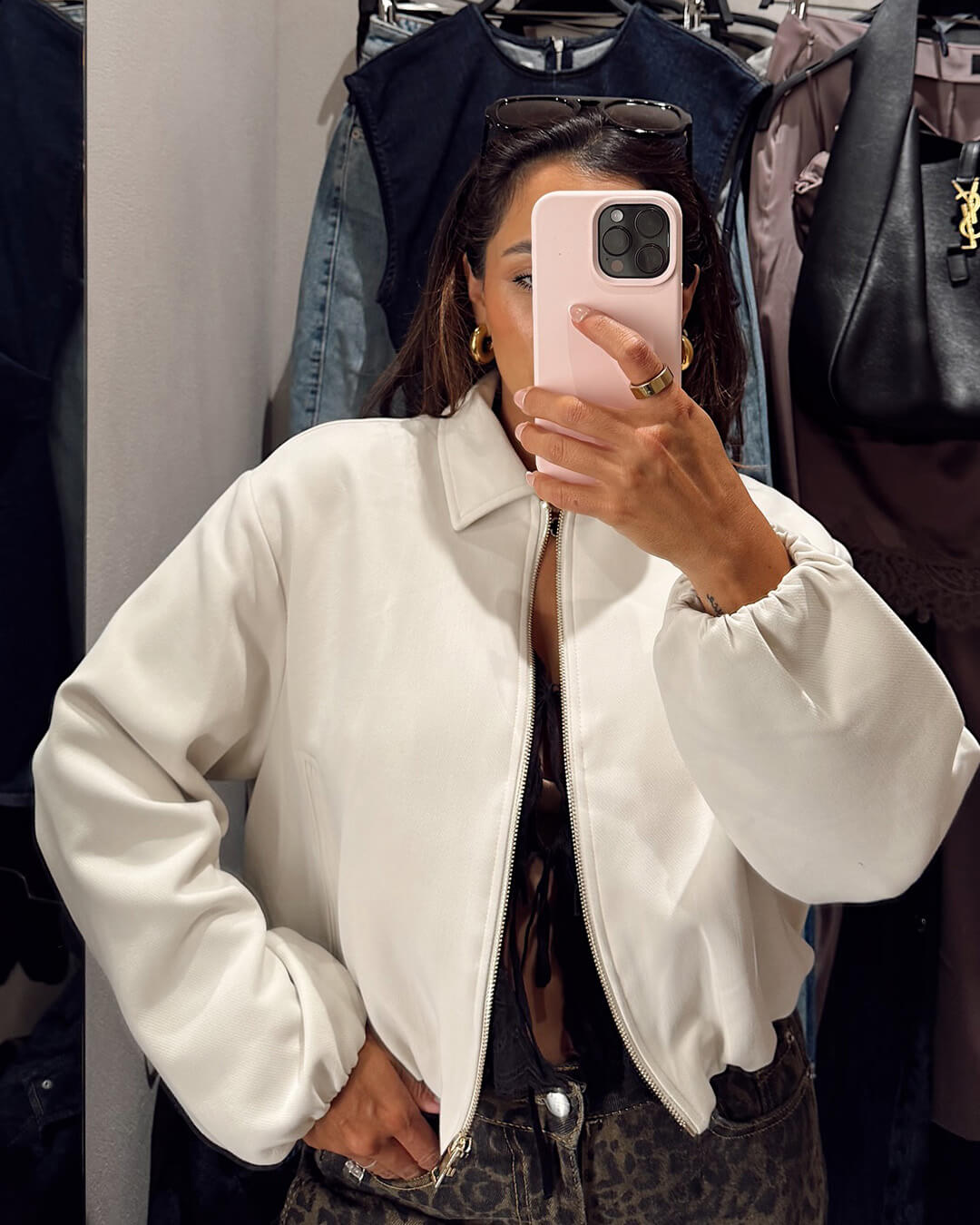 Seraphina Bomberjacke mit Puffärmeln