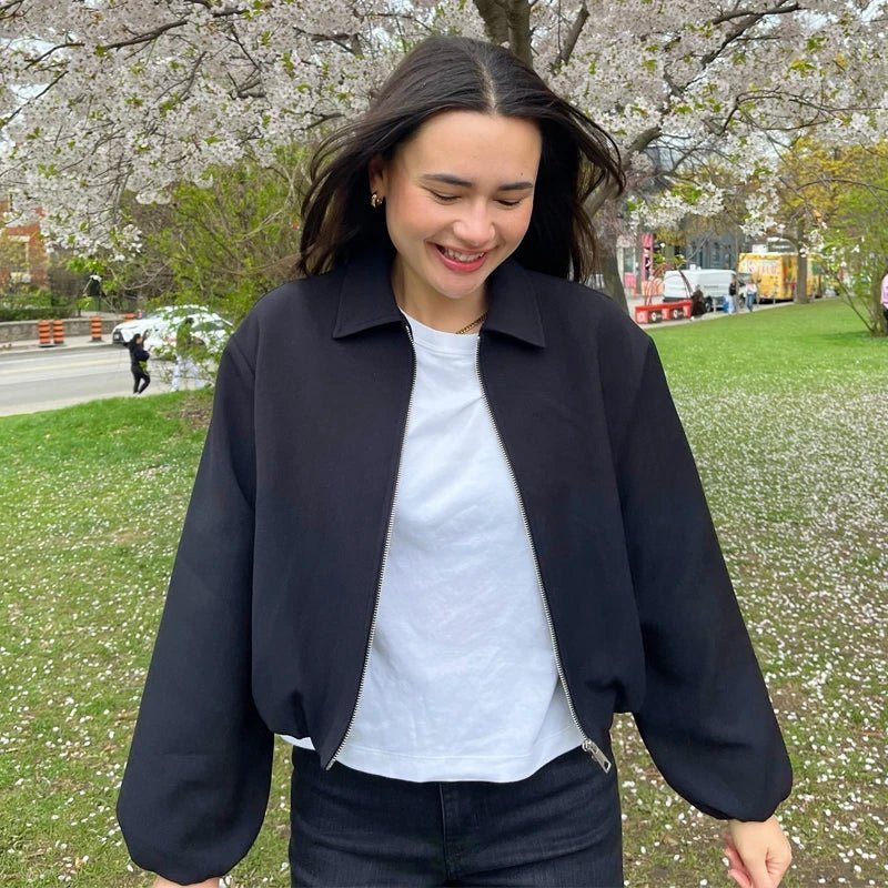 Seraphina Bomberjacke mit Puffärmeln
