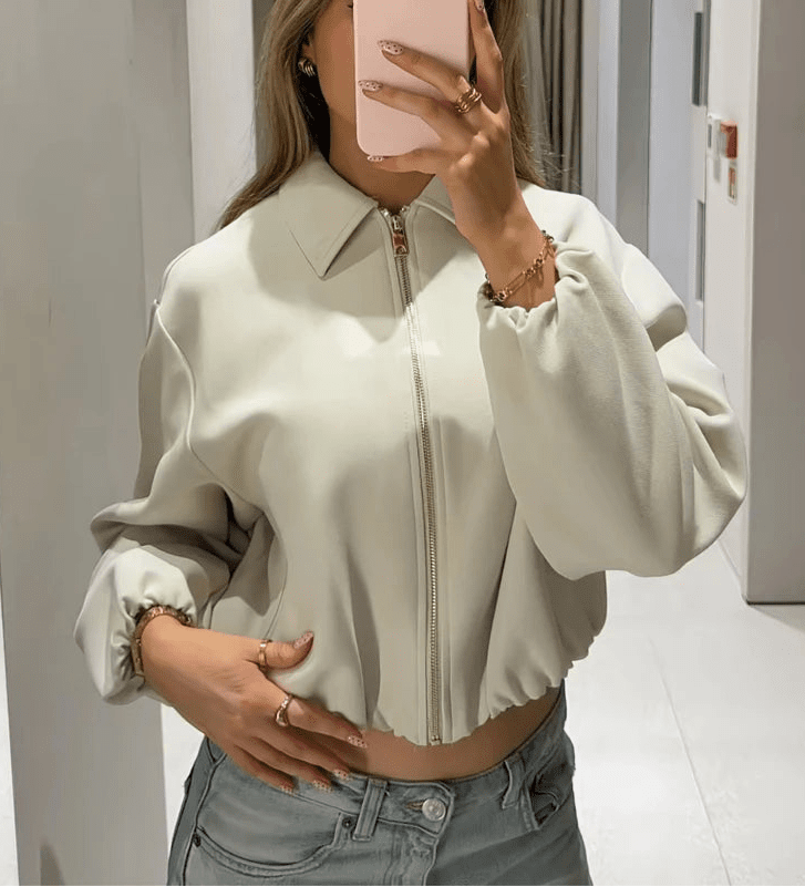 Seraphina Bomberjacke mit Puffärmeln