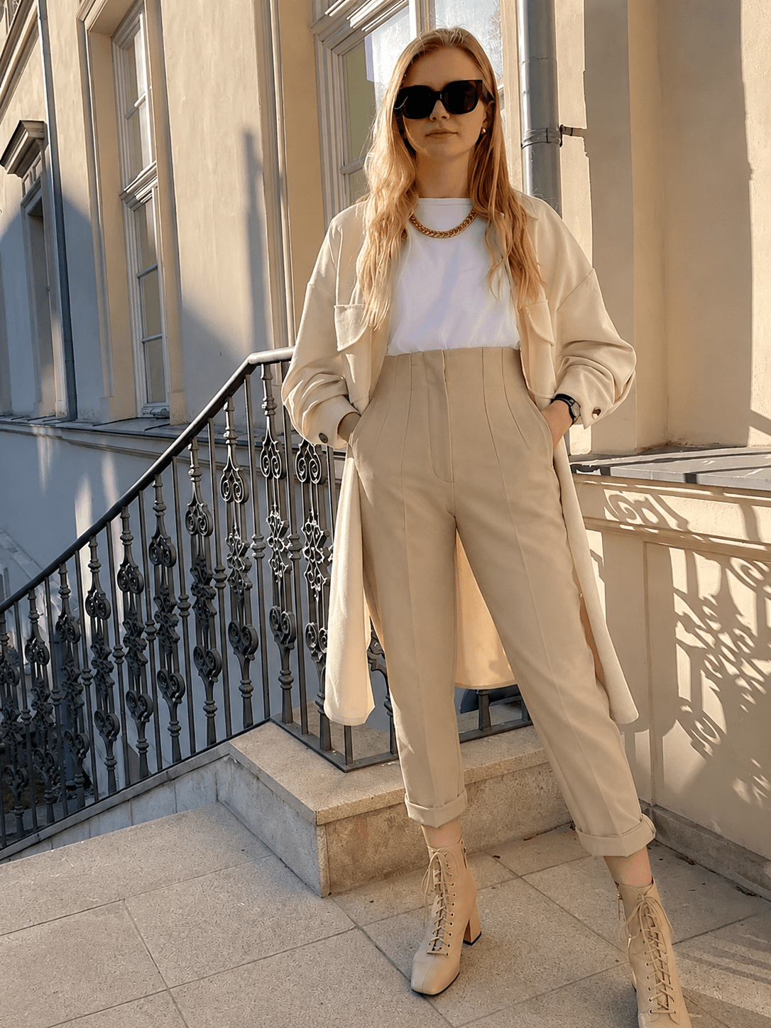 Sofia Bleistifthose mit hoher Taille