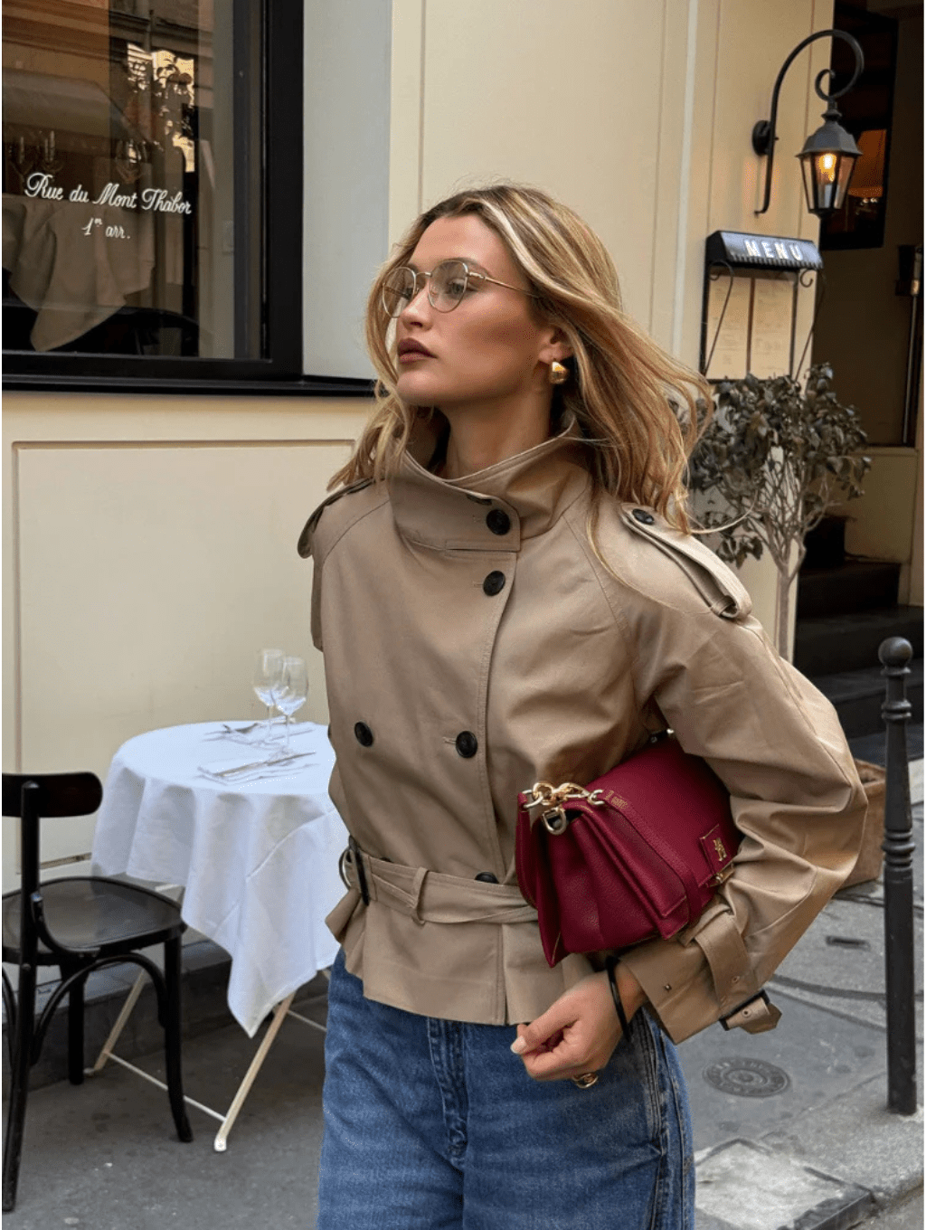 Kurzer Trenchcoat Sofie